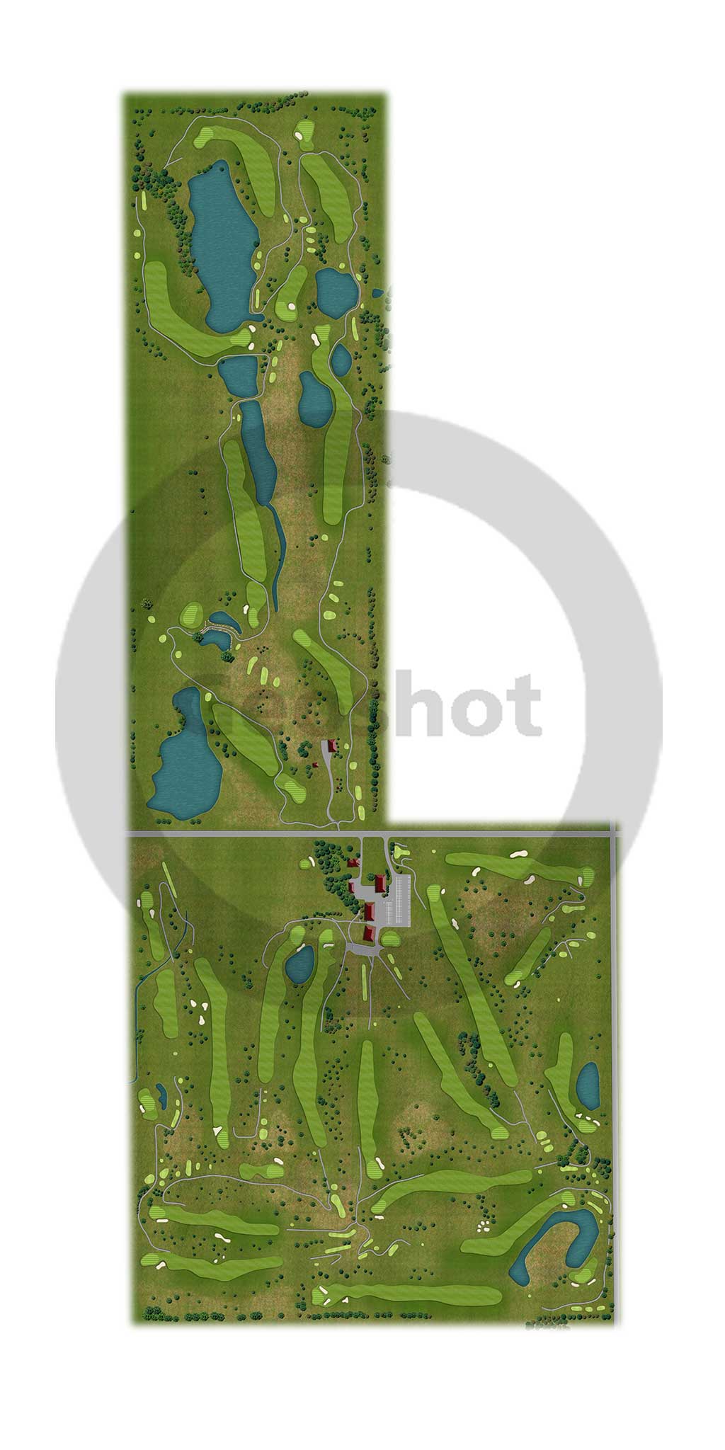 golfgraphics_style2 golf 3D maps