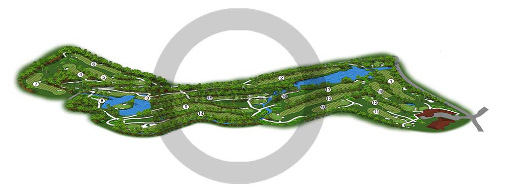 golfgraphics_style7 golfing hole