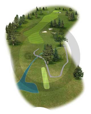 golf hole graphics
