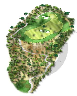 golfing hole graphics