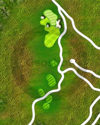 golf course map 3D